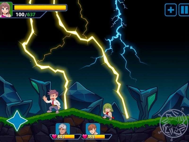 Lightning Chaser in Action Lightning Chaser Gameplay Screenshot